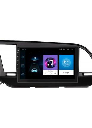 Штатная магнитола lesko для hyundai avante vi 2015-н.в. экран 9" 1/16gb wi-fi gps base 6шт