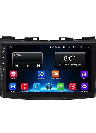 Штатная магнитола lesko для suzuki swift iv 2011-2013 экран 9" 2/32gb wi-fi gps base 5шт