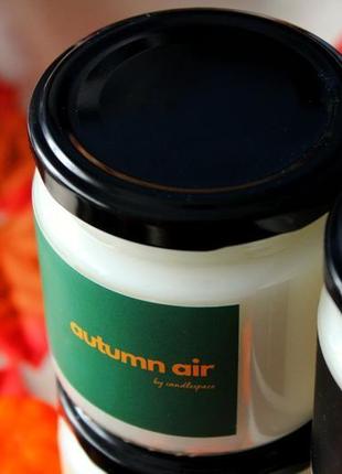Соєва арома-свічка "autumn air"3 фото