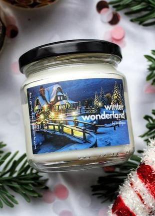 Соєва арома-свічка "winter wonderland"1 фото