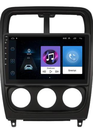 Штатна магнітола lesko для dodge caliber i рестайлінг 2009-2013 екран 9" 1/16gb wi-fi gps base 2 шт.