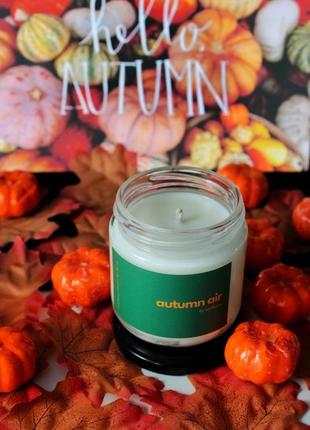 Соєва ароматична свічка "autumn air"2 фото