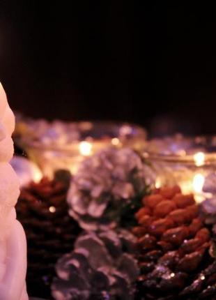 Соєва свічка "грінч - викрадач різдва"2 фото