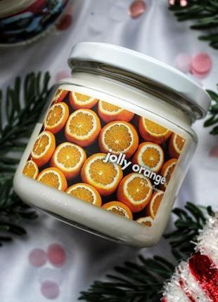 Соєва ароматична свічка "jolly orange"🍊