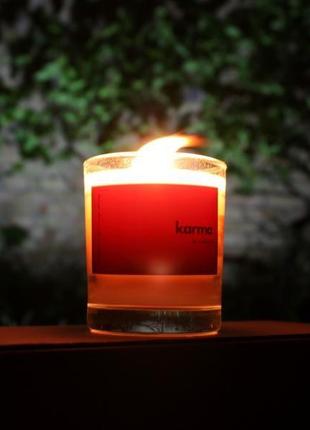 Соевая ароматическая свеча "карма"🪔☯️1 фото