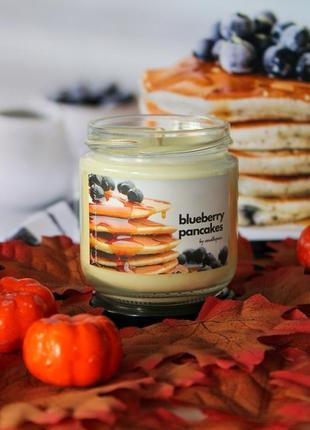Соєва ароматична свічка "blueberry pancakes" 🥞1 фото