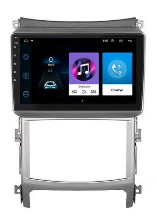Штатна магнітола lesko для hyundai veracruz 2006-2015 екран 9" 1/16gb wi-fi gps base хюндай шт