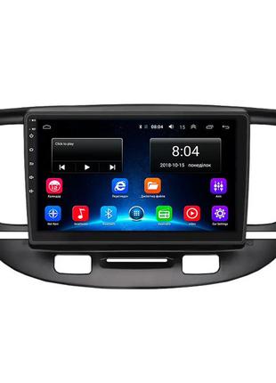 Штатна магнітола lesko для kia rio ii рестайлінг 2009-2011 екран 9" 2/32gb wi-fi gps base кіа ріо 4 шт.