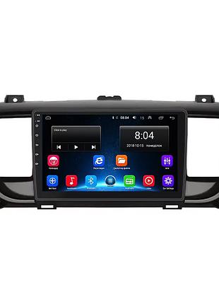 Штатная магнитола lesko для toyota proace ii 2016-н.в. экран 9" 2/32gb wi-fi gps base тойота проэйс
