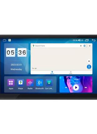 Штатна магнітола lesko для opel agila b 2008-2014 екран 9" 4/64 gb carplay 4g wi-fi gps prime 15 шт.