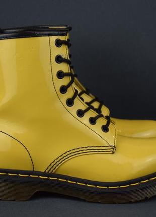 Dr. martens 1460 кожаные желтые ботинки женские. оригинал. 38 р./24.5 см.