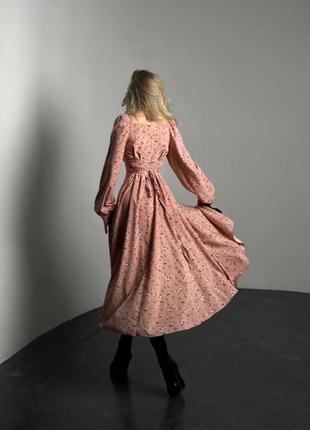 Довга сукня зі шнурівкою на спині, длинное платье со шнуровкой на спине3 фото