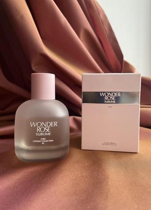 Zara wonder rose sublime 90 ml2 фото