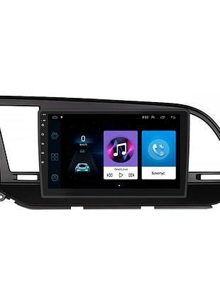 Штатная магнитола lesko для hyundai elantra vi (ad) 2015-2019 экран 9" 1/16gb wi-fi gps base 6шт