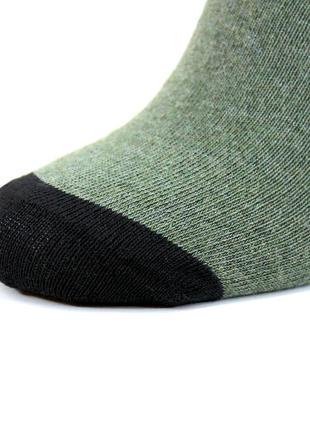 Упаковка літні тактичні шкарпетки 10 пар 41-45 хакі олива армійські бавовна7 фото