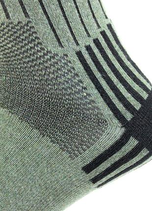Упаковка літні тактичні шкарпетки 10 пар 41-45 хакі олива армійські бавовна9 фото