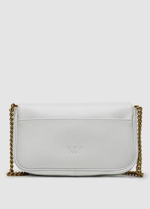 Pinko love bag pocket simply cream/antique gold4 фото