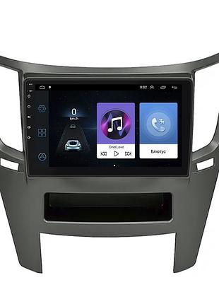 Штатная магнитола lesko для subaru legacy v 2009-2012 экран 9" 1/16gb wi-fi gps base субару 4шт