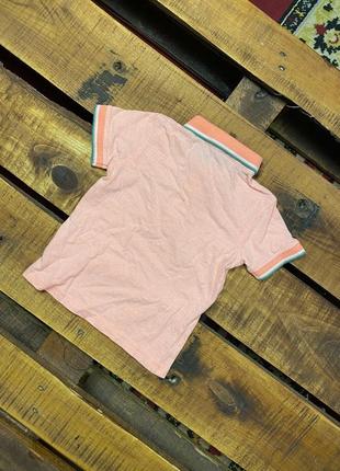 Детская полосатая футболка (поло) george (джордж 12-18 мес 80-86 см идеал оригинал разноцветная)2 фото