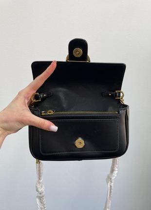 Pinko love bag pocket simply black/antique gold5 фото