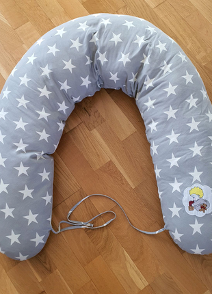 Ideia подушка для вагітних стандарт зірка 35х200 см сіра