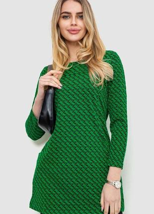 Туника цвет зелено-черный