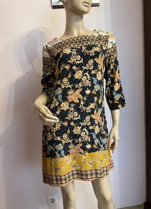 Фирменное платье- купон/m- l/ brend desigual