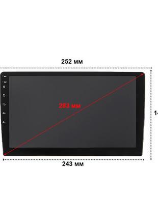 Магнитола lesko 2 din 10" w-10 2+32 wi-fi base gps android мультимедийная3 фото