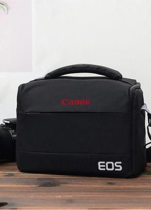 Сумка для фотоапарата canon eos кенон протиударна чорний ( код: ibf062b1 )