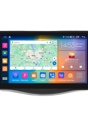 Штатна магнітола 9" lesko для toyota rav4 iii (xa30) рестайлінг 2010-2016 4/64gb carplay 4g wi-fi gps prime