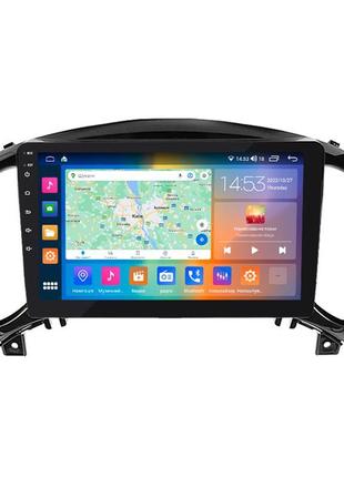 Штатна магнітола 9" lesko для nissan juke i 2010-2014 2/32 gb carplay 4g wi-fi gps prime ніссан