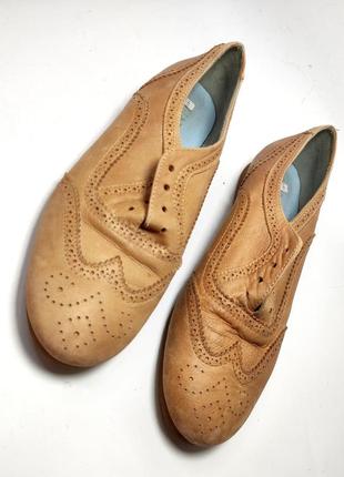 Оксфорды женские туфли кожа коричневого цвета от бренда unic italy 373 фото