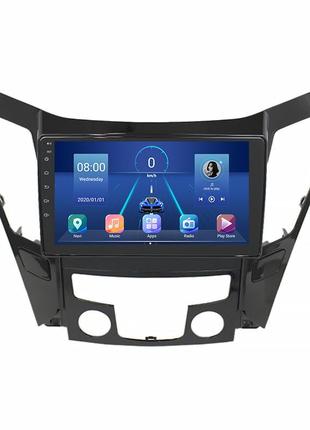 Штатная магнитола lesko для hyundai sonata vi (yf) 2009-2014 экран 9" 2/32gb top 4g/ wi-fi хюндай