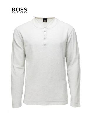 Мужская качественная кофта лонгслив hugo boss оригинал [ xxl-3xl ]1 фото