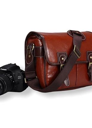 Сумка для фотоапарата універсальна протиударна canon eos, nikon, sony, olympus ( код: ibf044k )