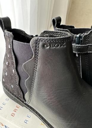 Кожаные ботинки для девочки geox новые 31 размер4 фото