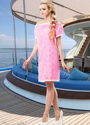 Літня коротка міні сукня вище коліна без рукавів з квітковим візерунком. рожеве s-m2 фото
