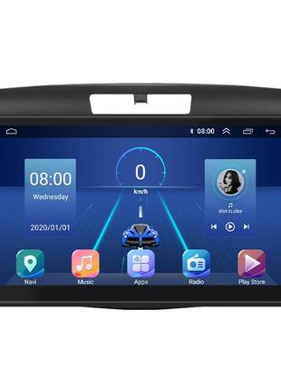 Штатная магнитола lesko для honda cr-v iv 2011-2015 экран 9" 4/64gb top 4g/ wi-fi/ carplay gps android