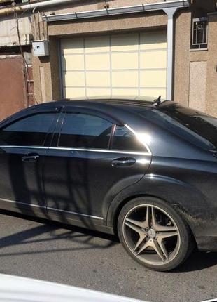 Дефлектори вікон (вітровики) mercedes benz s-klasse (w221) 2005-2013 cobra tuning m32905