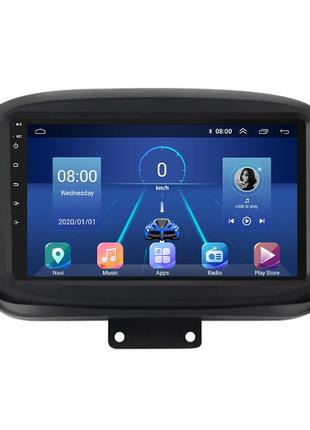 Штатна магнітола lesko для fiat 500x i рестайлінг 2018-н.в. екран 9" 6/128gb 4g wi-fi gps top 5 шт.
