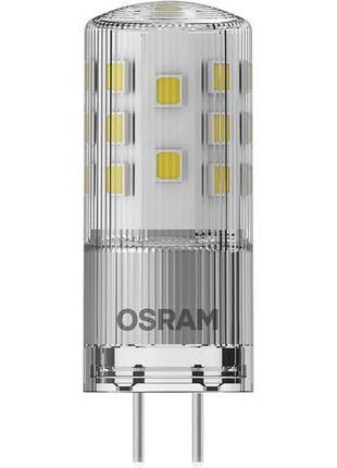 Штыревая светодиодная лампа osram с регулируемой яркостью и цоколем gy6.35, теплый белый (2700 k), 470 люмен2 фото