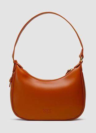 Pinko half moon bag simply ginger with leather buckle2 фото