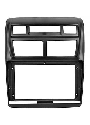 Переходная рамка 9" lesko для kia sportage 2 2008-2010 ac/mc (6934) 9" black киа 10шт
