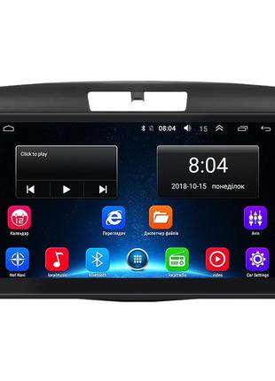 Штатна магнітола lesko для honda cr-v iv 2011-2015 екран 9" 2/32gb/ wi-fi base gps android хонда 12 шт.