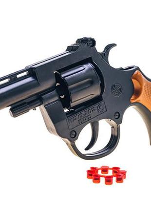 Игрушечный револьвер "кольт"  golden gun 110/120gg с пистонами2 фото