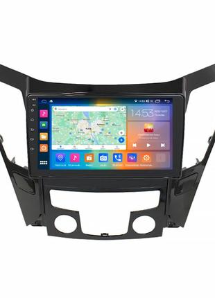 Штатная магнитола lesko для hyundai sonata vi (yf) 2009-2014 ips 1280x720 9" 2/32gb carplay 4g wi-fi gps p 1шт