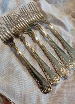 Вінтажні десертні виделочки 7 шт