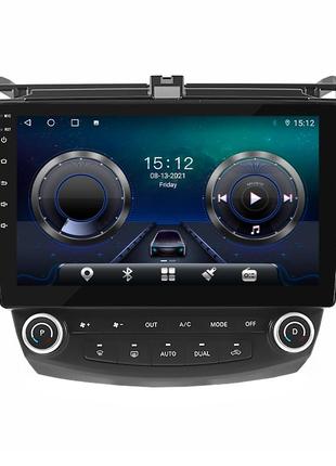 Штатна магнітола lesko для honda accord vii рестайлінг 2005-2008 10" 4/32gb 4g wi-fi carplay android premium