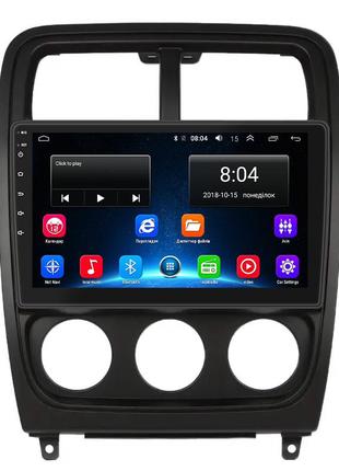 Штатна магнітола lesko для dodge caliber i рестайлінг 2009-2013 екран 9" 2/32gb wi-fi gps base 1 шт.