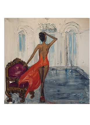 Картина написана маслом "ранок в ніцці" авторська робота